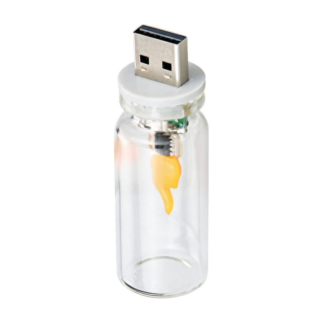 Mini Transparent USB LED Light Suitable For Cars Bedrooms Party And As A Firelight Alternative.