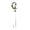 H-B-Stellarl0611, variant on Patio & Garden Outdoor Lighting Solar Garden Stake Light with Crackle Glass Globe Moon & Hummingbird Outdoor LED Lantern Waterproof Rustic Metal Pathway Decor for Yard Patio and Garden