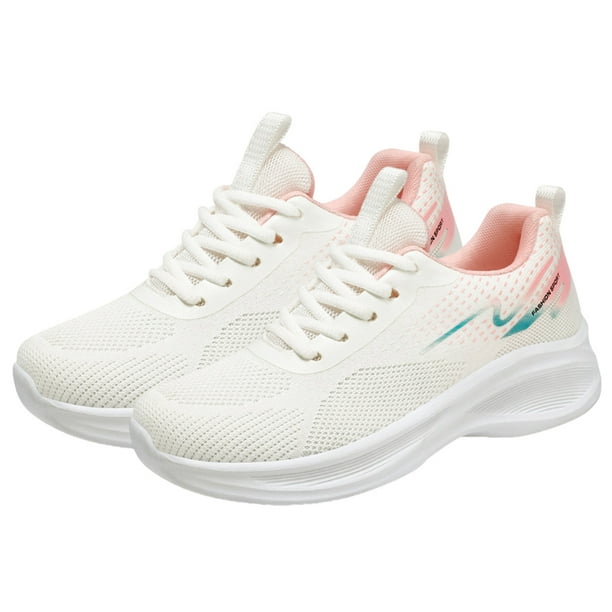 Zapatos para correr para mujer antideslizantes, zapatos de entrenamiento de gimnasio, zapatos de tenis ligeros, zapatillas de deporte de malla transpirable para caminar