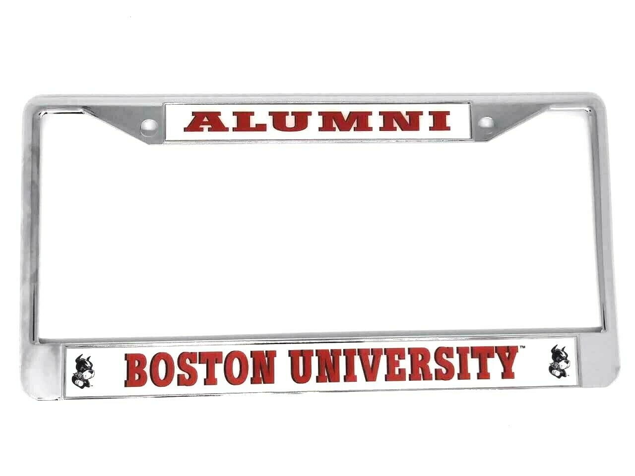 Boston University Alumni Chrome License Plate Frame