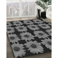 thumbnail image 2 of Ahgly Company Indoor Square Patterned Charcoal Black Area Rugs, 7' Square, 2 of 6
