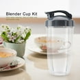 thumbnail image 2 of ZOUSSIQI 32oz Grandes Tasses Hautes + Couvercles Rabattables + Anneaux d'Étanchéité Kit de Pièces de Mixeur Remplacement JU316-82298, 2 of 13