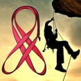 thumbnail image 3 of Ximing Climbing 18mm Nylon Runners 4850LB Climbing Utility Cord Rock Climbing, Creating Anchors System, Rappelling Gear, Work - Red, 60cm, 3 of 10