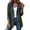 Army Green, variant on Stralyhd Womens All Match Denim Patchwork Collared Loose Fit Button Down Long Sleeve Jean Cardigan Shacket Red M