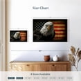 thumbnail image 4 of Elephant Stock Eagle And Flag Of America Wall Art - Horizontal Canvas Wall Art - Living Room Wall Decor - Animal Canvas - Red And Brown Decor - 12" x 8", 4 of 8