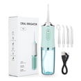 thumbnail image 1 of Limpiador de dientes con irrigador dental recargable con 4 puntas, 300 ml, 1 of 5