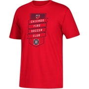 Angle View: MLS-Chicago Fire-Big Men's Club Banner Performance Tee, 2XL