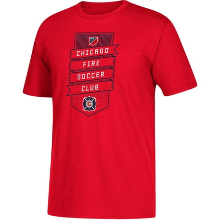 MLS-Chicago Fire-Big Men's Club Banner Performance Tee, 2XL