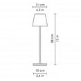 thumbnail image 2 of Dimmable Cordless Table Lamp 3-way Aluminum Cordless Lamp For Reading, 2 of 5