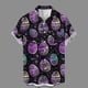 thumbnail image 1 of Ceisia Easter Graphic Print Shirt Men's Relaxed Fit Short Sleeve Button-Down Casual Top with Pocket Black XXXXL Gifts, 1 of 4