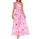 thumbnail image 1 of Vestido largo ZESICA 2025 Boho Floral Rosa XL para mujer, 1 of 9
