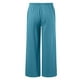 thumbnail image 5 of Pantalones de cintura alta y pierna ancha para mujer - Elástico con cordón, pierna recta cómoda, con bolsillos, 5 of 6