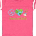 thumbnail image 4 of Inktastic Peace Love Earth Girls Baby Bodysuit, 4 of 5
