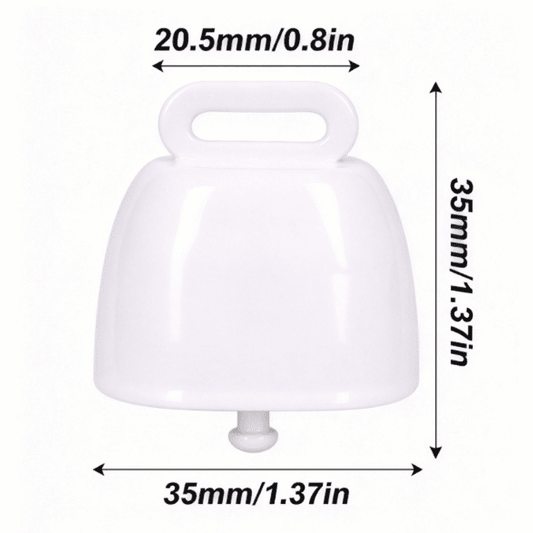 LALACE Pet Cow Bell, Anti-Lost Pet Collar Bell for Dog Cat, Small Metal ...