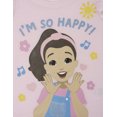 thumbnail image 4 of Ms. Rachel Toddler Girls' 2 Piece T-Shirt and Shorts Set Pink Tulle and Sky, 4 of 6