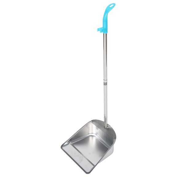 Toyvian Stainless Steel Upright Dustpan with Plated Finish for Home, Kitchen & Garden - Easy to Assemble and