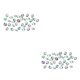 thumbnail image 3 of Sonducket Paquete de 1000 diamantes de imitación Adornos acrílicos Relleno de medias Gemas dispersas Decoraciones de Boda plata, blanco 6MM Type2 NO2, 3 of 6