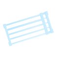 thumbnail image 2 of Retractable Rack Shelf 50-80cm No Need to Drill Storage Rack Shelf for Cupboard Wardrobe(Light Blue), 2 of 8