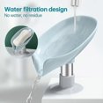 thumbnail image 3 of 2 Pcs Soap Dishes with Drainage - Leaf Shape Soap Tray - Suctions Soap Dish, 3 of 4