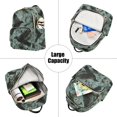 thumbnail image 5 of FORMRS Mini Backpack Purse for Women Quilted Travel Daypack Casual Shoulder Bag, Mystic Crows Pattern, 5 of 7