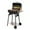 E-Black, variant on Adjustable Charcoal BBQ Grill with Precise Heat Control – Large 33.9in Outdoor Grill with High-Temp Powder Coating, Chrome-Plated Grates & Wheels for Backyard, Camping, Patio Parties