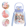 thumbnail image 3 of Botella de agua Botella de agua de gran capacidad Botella deportiva portátil, 3 of 5