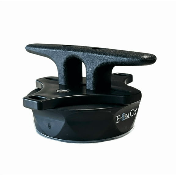 E-Sea Company E-Sea Cleat- Heavy-Duty Suction Mounted Utility Cleat. Great for Tying up Kayaks and Paddle Boards. Use on Boats and RV's to Secure Fenders and Other Accessories.