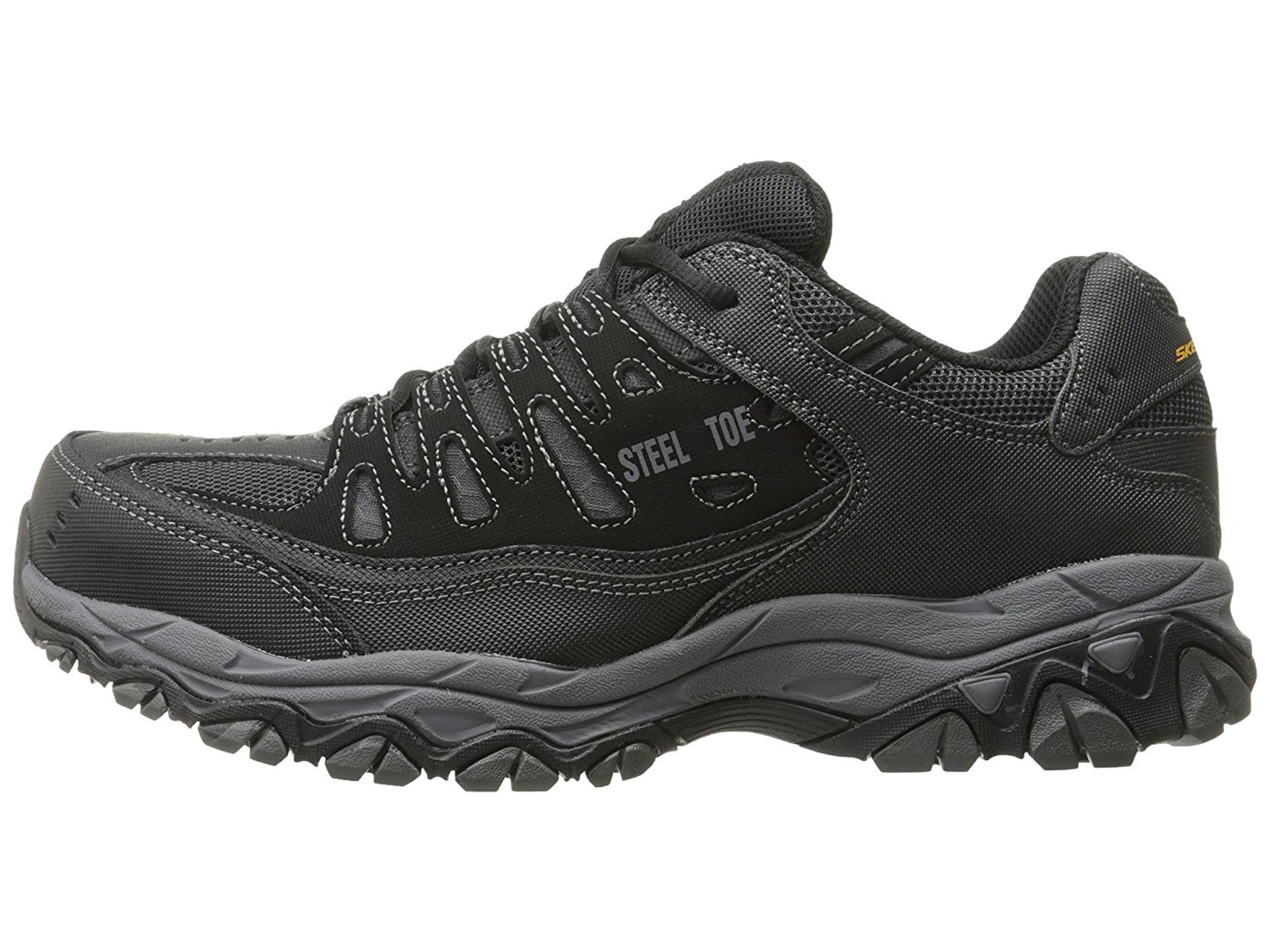 Skechers Work Men's Cankton Lace Up Athletic Steel Toe Safety Shoes - Wide  Available 