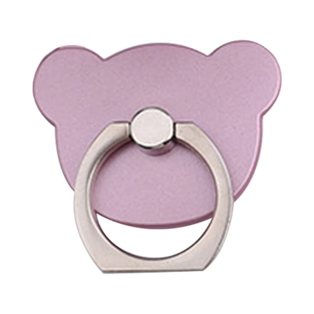 Sidaley Oso Empu?adura Anillo Soporte 360° Giratorio Metal Soporte para Teléfono Móvil Type8 NO8