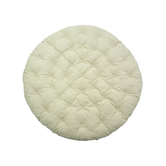 Cushion for Papasan Swivel Rocking Chair, 50"x6", Cream (Beige) color