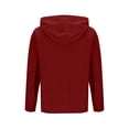 thumbnail image 6 of Gytharion Corduroy Sweatshirts for Men Lightweight Casual Long Sleeve Drawstring Hoodies Fall Loose Comfy Button Down Hooded Jackets, 6 of 8