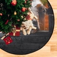 thumbnail image 4 of Cow Funny Autumn Christmas Tree Mats Waterproof Tree Skirt, Fall Animals Cute Xmas Tree Stand Tray Mat Floor Protector Pad for Holiday Party Decoration, 28.3", 4 of 6
