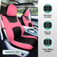thumbnail image 5 of Fundas de Asiento FH Group FB030PINK115 Universales Compatibles con Airbag Juego Completo 8 Piezas, 5 of 5