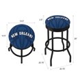 thumbnail image 2 of Trademark Gameroom New Orleans Pelicans Fade Black Ribbed Barstool, 2 of 5
