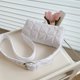 thumbnail image 3 of Bolso Bandolera Acolchado Con Hebilla para Mujer (blanco), 3 of 9