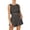 Dark Gray, variant on Women's 2 Piece Set, Sleeveless Short Top and High Waist Shorts Outfit, Casual Solid Color Workout Sets for Women, Beach Cover Ups, Vacation and Gym Wear​-Blackish Green