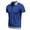 A Blue, variant on Men Tshirts Cotton Dqueduo Men's summer loose daily breathable lapel shirt Blue XL