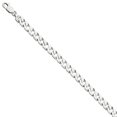 thumbnail image 1 of Solid 14K White Gold 7.41mm Fancy Link Bracelet, 1 of 2