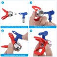 thumbnail image 4 of Unique Bargains 2 Packs Reversible Spray Tips for Airless Sprayer 315 Paint Spray Nozzle Tips Sprayer Machine Parts, Purple, 4 of 6