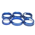 thumbnail image 2 of Ac Button Trim Air Conditioner Button Cover Audio Button Trim Headlamp Button Cover 6PCS AC Audio Headlight Button Covers Blue Short Type Replacement For   4-Wheel Drive Trailer, 2 of 8