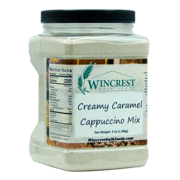 WinCrest Creamy Caramel Cappuccino Mix - 3 Lb Tub