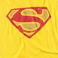 thumbnail image 2 of Superman Super Rough Women's T Shirt, Yellow, Medium, 2 of 6