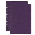 thumbnail image 1 of Cubierta de Cuaderno de Disco de Cuero Suave, Cubierta de Planificador de Disco Tamaño A5 para Cuaderno Arc Happy Planner, Púrpura Berenjena, 1 of 6