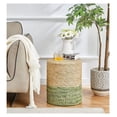 thumbnail image 2 of YOSITiuu Ottoman Poof, Natural Seagrass Poufs, Hand Weave Round Footstool, Pouffe Accent Chair, Sitting Braided Footrest W/Jute Cover, Outdoor Ottomans for Living Room, Bedroom, 2 of 4