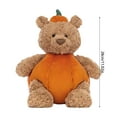 thumbnail image 3 of Halloween Bear Stuffed Animal Pumpkin Cute Teddy Toy for Kids Room Decoration Halloween, 3 of 9