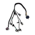 thumbnail image 2 of KarParts360 For Chrysler Grand Voyager 2001 2002 Fuel Injector Wiring Harness | Copper Terminal | Female End 1 Terminal | 33.1 Inches Tube Length | 17 ga. Wire Gauge Measurement | 10 Wire | 4868408AC, 2 of 4