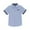 Blue, variant on Button Down Shirts forToddler Boys, Athletic Thin Casual Cotton Short Sleeve Shirts White Size 10-12 T