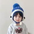 thumbnail image 6 of Yoyauz Baby Knit Winter Cap Baby Newborn Toddler Autumn Cute Earmuff Cotton Lined Beanie Suitable for Boys and Girls, 6 of 11