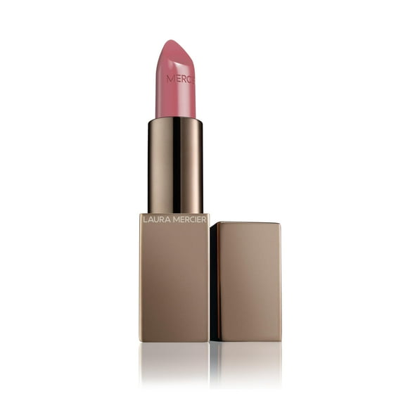 Laura Mercier Rouge Essentiel Silky Crème Lipstick, Weightless, Creamy Texture, Comfortable and Moisturizing on Lips, High-Impact Color, Satin Finish, A La Rose