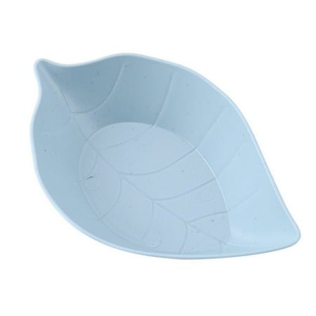 

Hloma Dipping Dish Leaves Shape Japanese Style Smooth Edges Stackable Non Slip Bottom Serving Burrs Free Multipurpose Mini Plastic Seasoning Dish for Dining Room